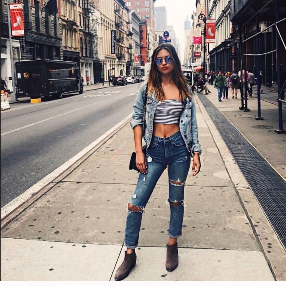 Grlfrnd denim Karolina high rise skinny jeans